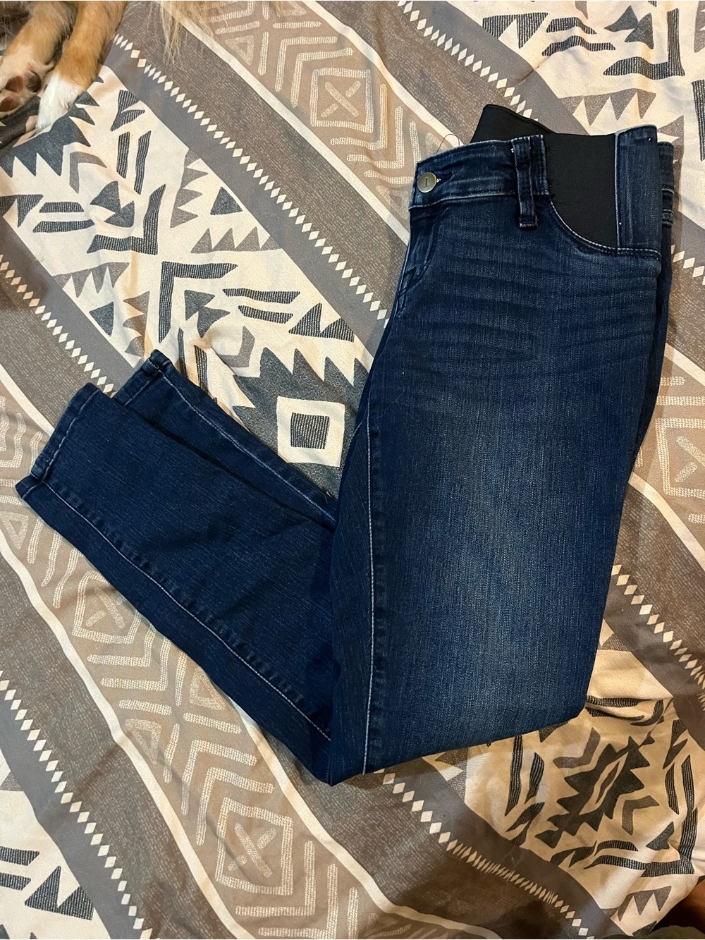 Isabel Maternity by Ingrid & Isabel Dark Indigo Skinny Jeans
